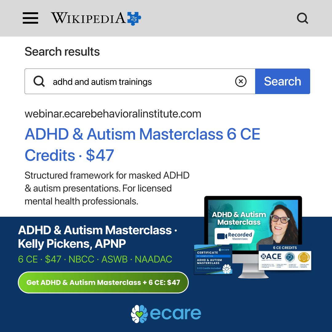 eCare Behavioral Health Institute Facebook ad