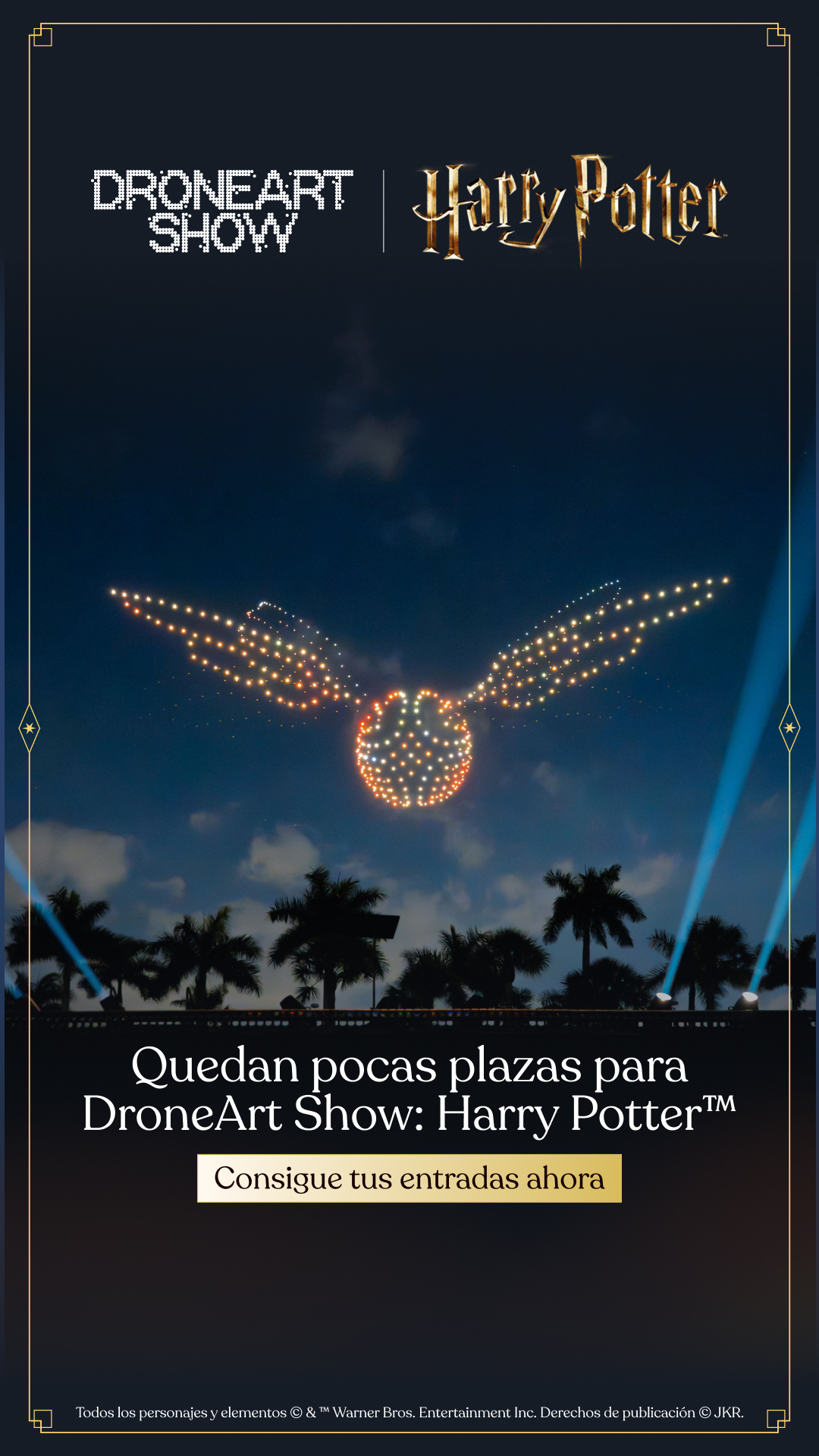 DroneArt Show Facebook ad from May 5, 2026