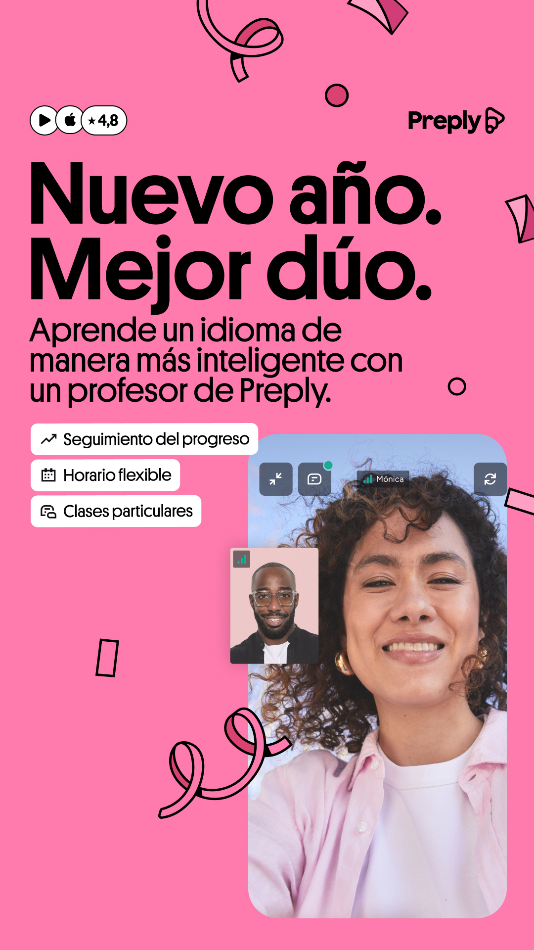 Preply Facebook ad