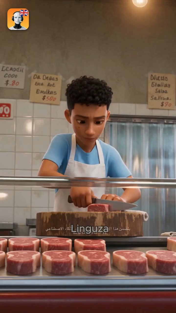Linguza: AI English Tutor Facebook ad: جرّبه مجاناً الآن!