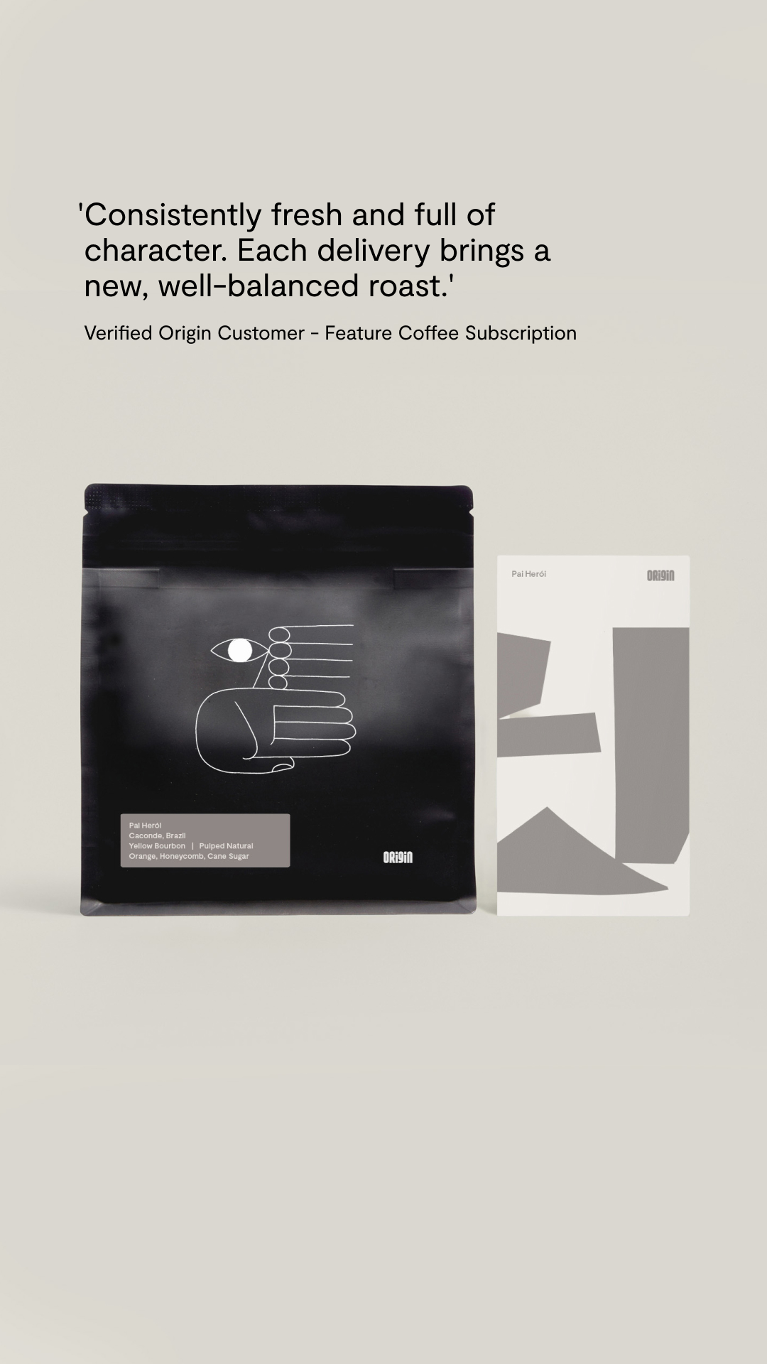 Origin Coffee Roasters Facebook ad