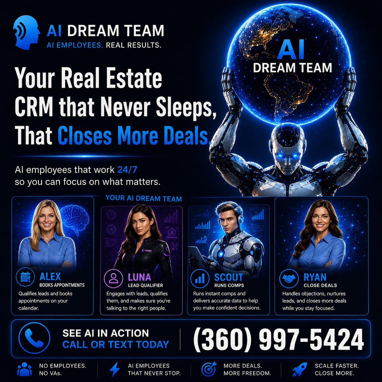 King Khang Facebook ad: Replace Your Wholesaling Team With AI