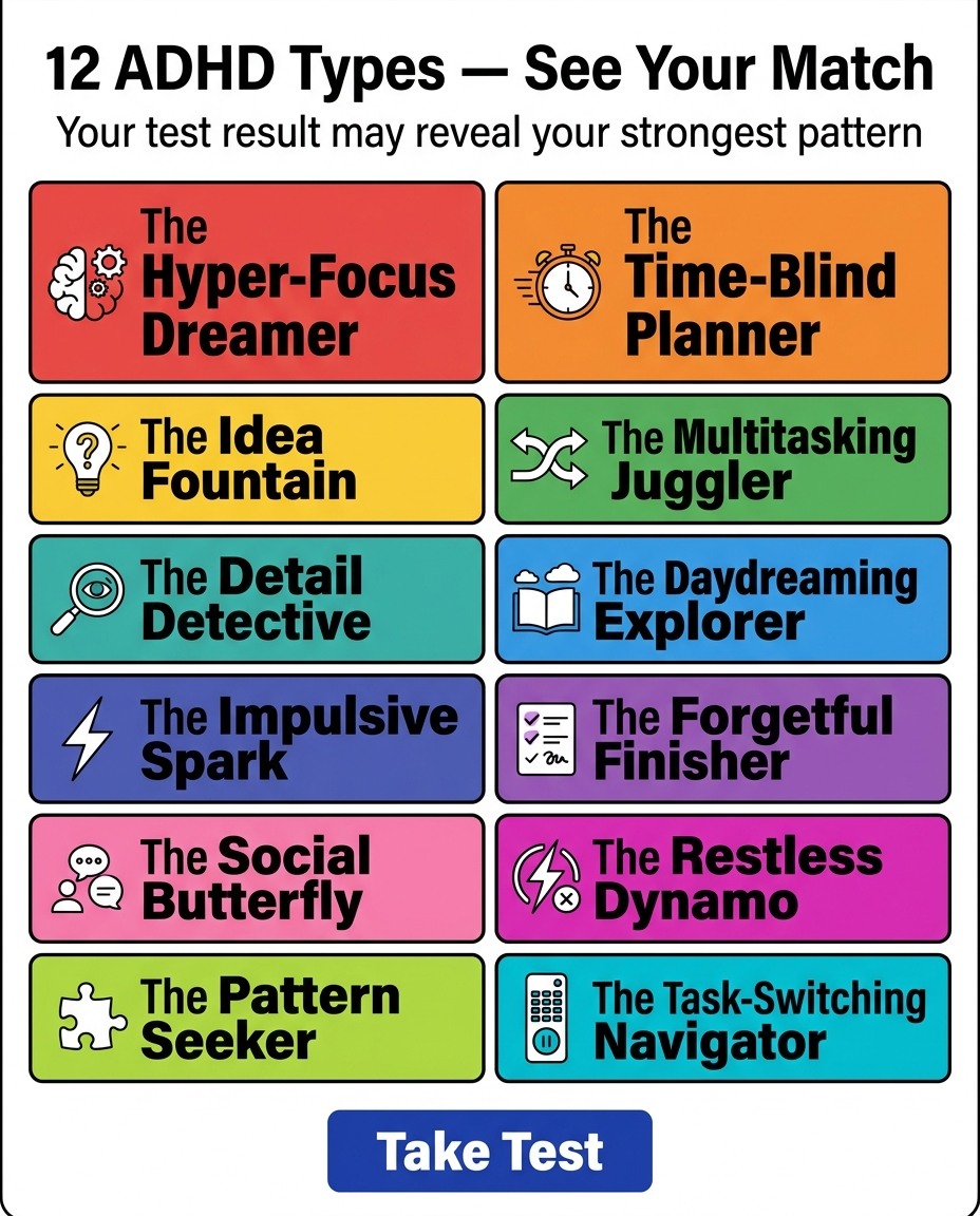ADHD Clarity Test Facebook ad