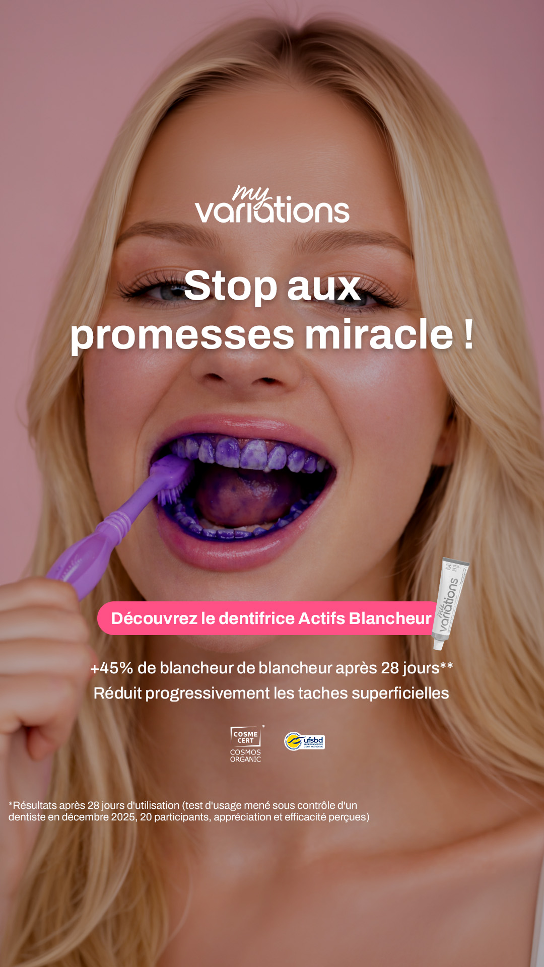 My Variations Facebook ad