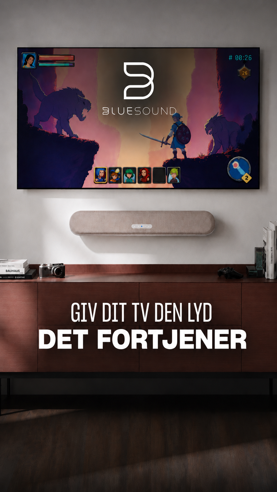 Bluesound Facebook ad