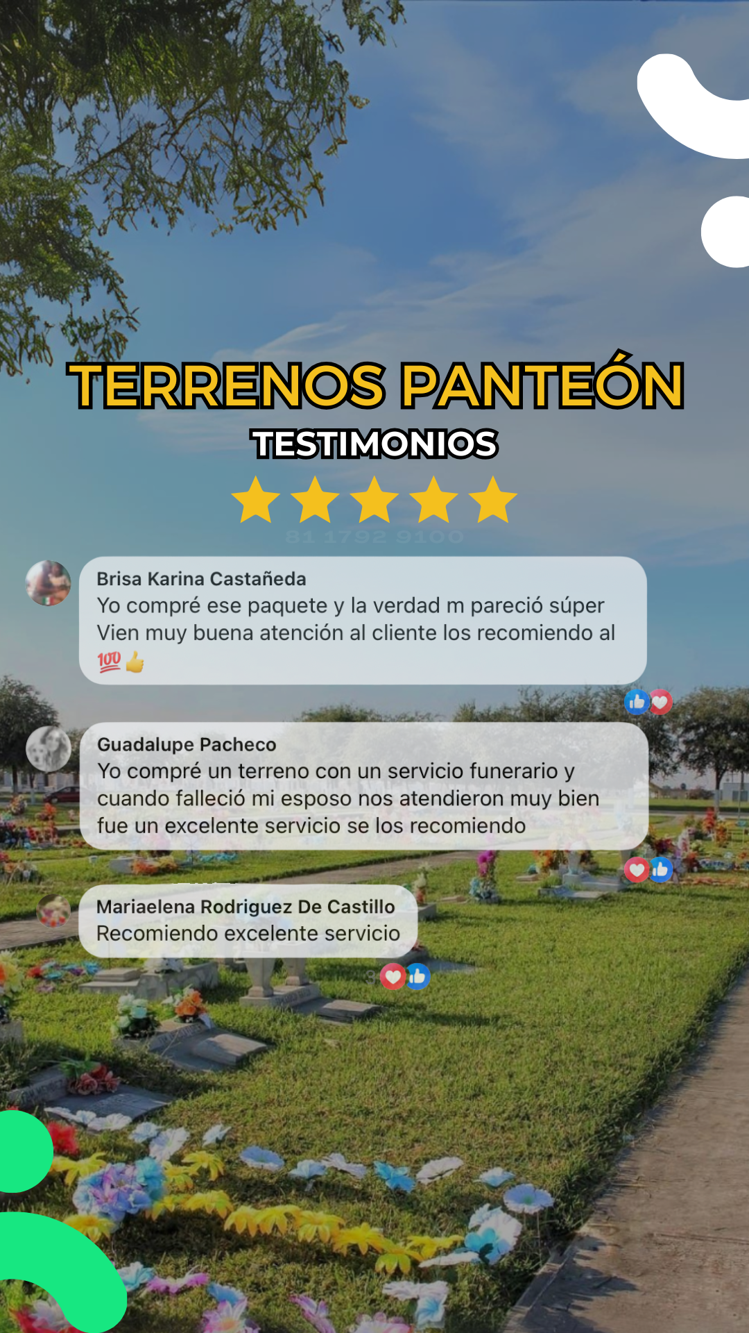 Jardines De Los Pinos Facebook ad from May 5, 2026