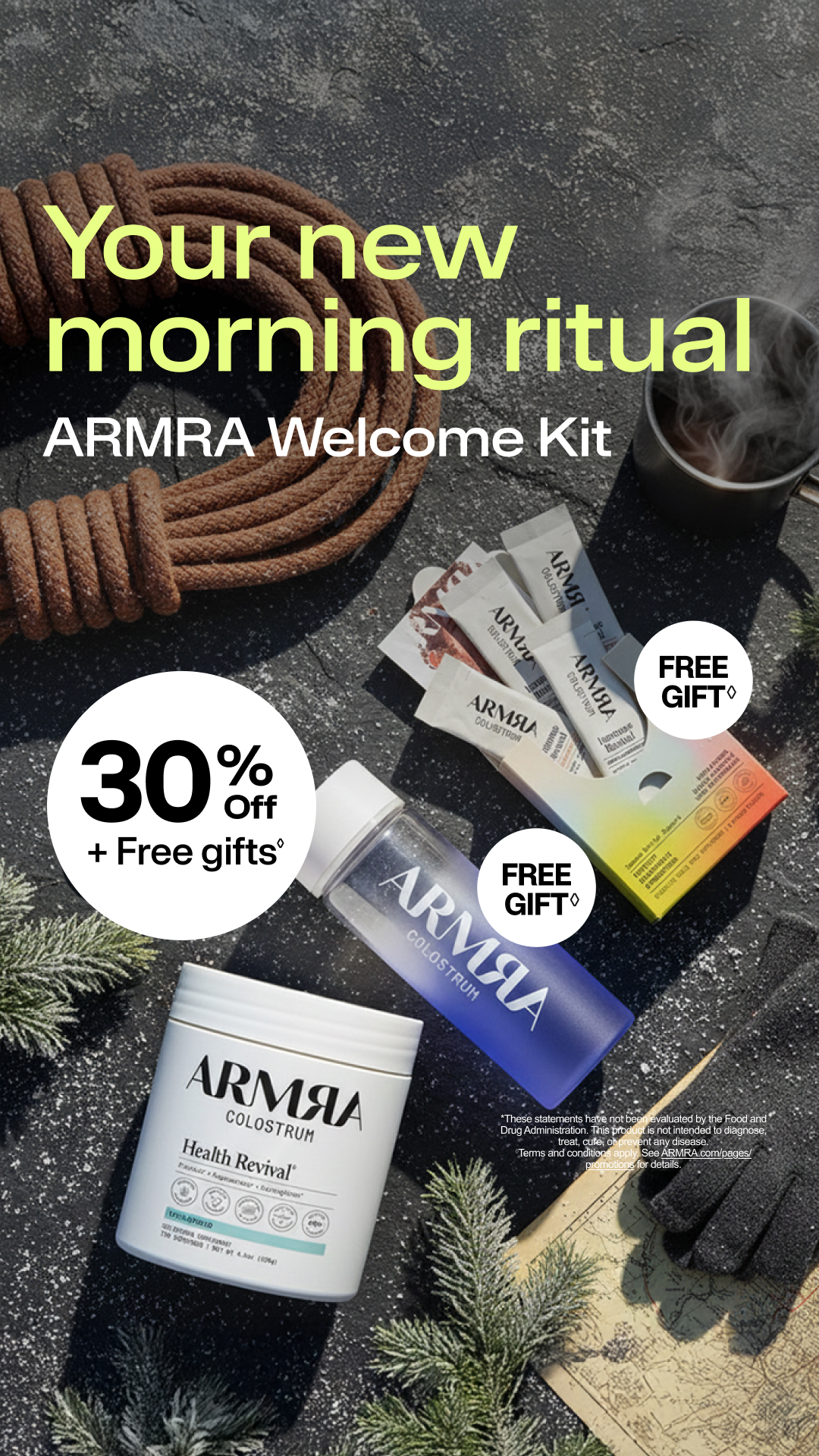 ARMRA Facebook ad