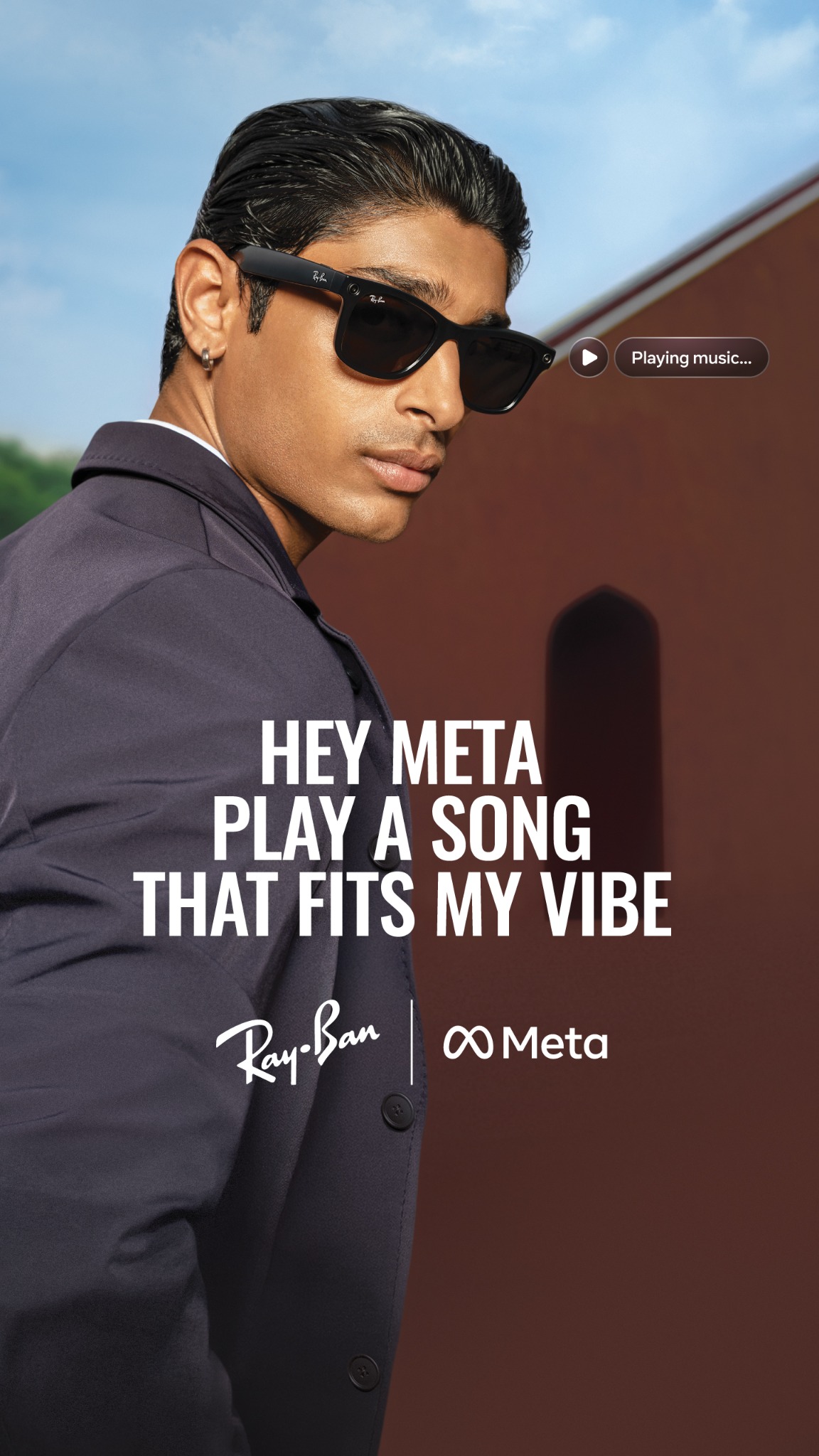 Ray-Ban Meta Facebook ad