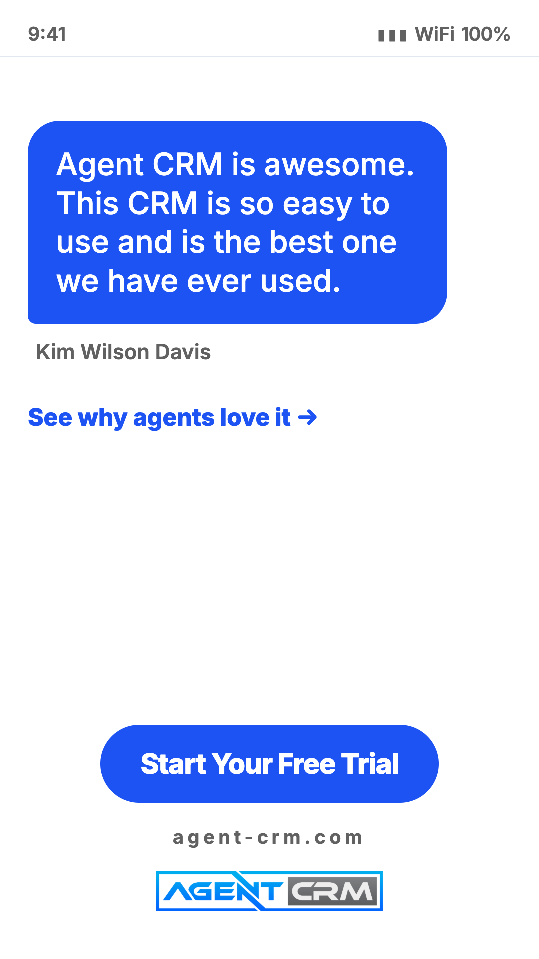 Agent CRM: AI-Powered Sales+Marketing Software Facebook ad