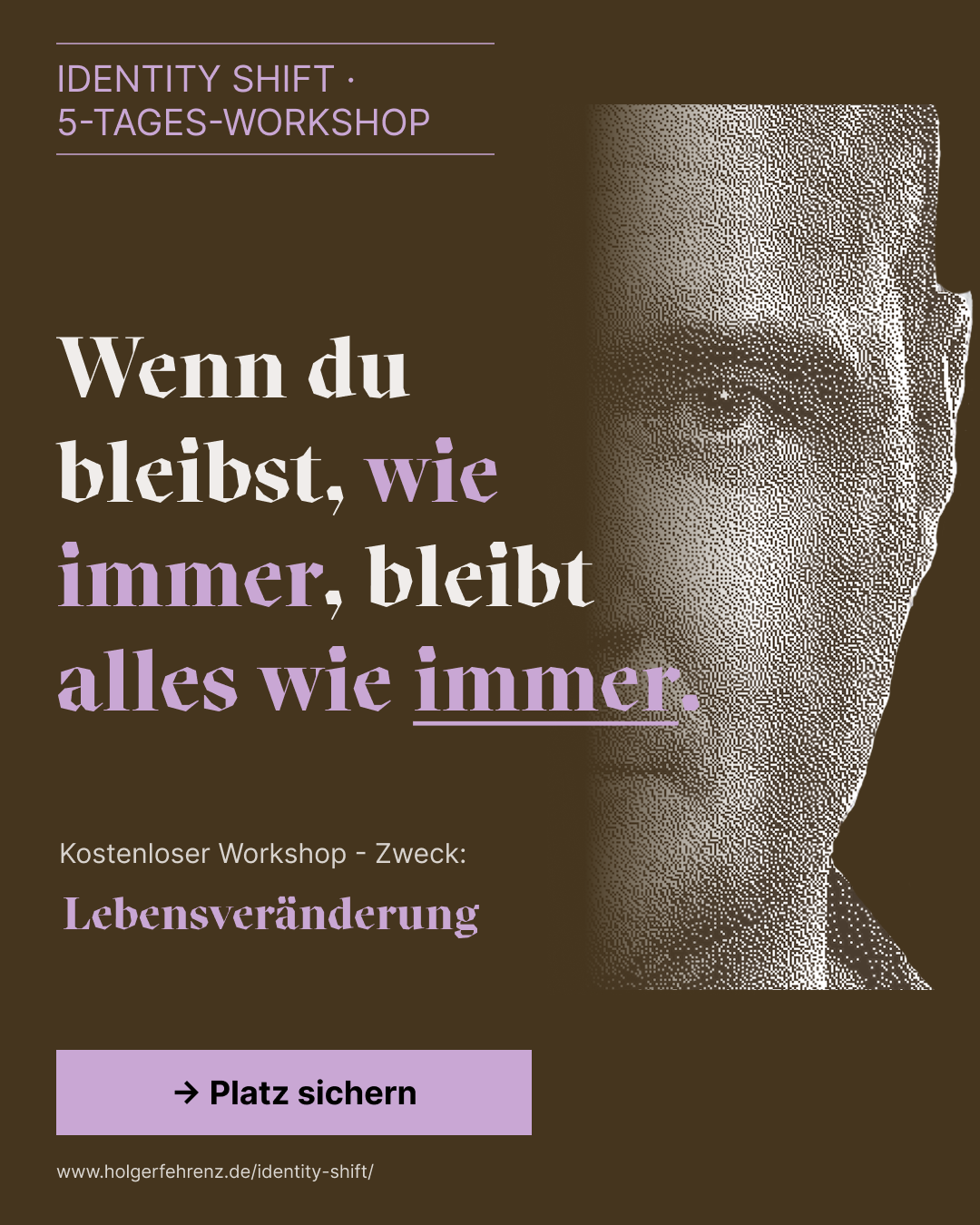 Holger Fehrenz Facebook ad: Die meisten Menschen versuchen seit Jahren, ihr Leben zu…