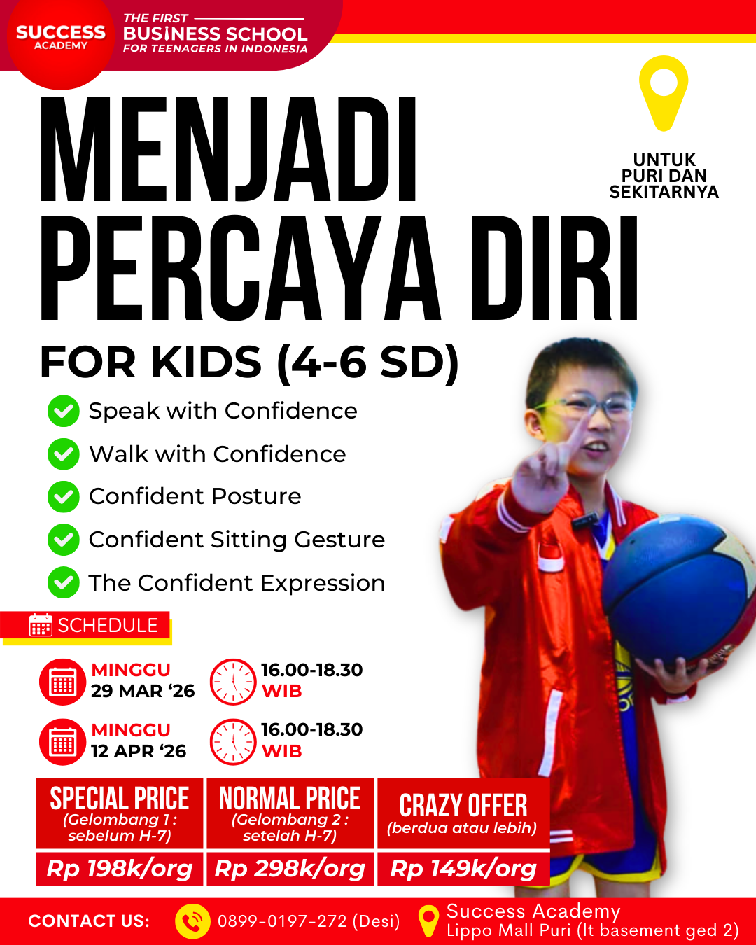 Success Academy RNA Facebook ad: JAGO PUBLIC SPEAKING