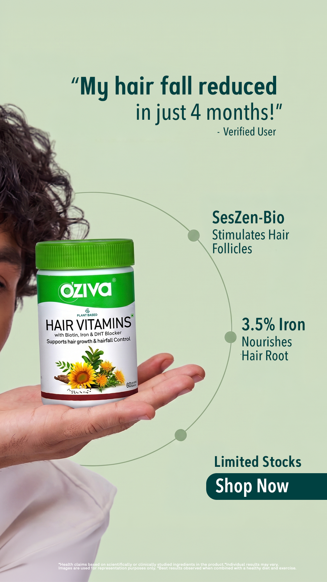 OZiva Facebook ad