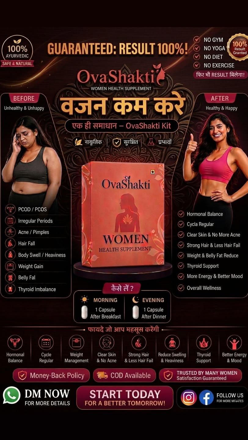 Weight Management with OvaShakti Facebook ad: OvaShakti: Women's Health ka Best Friend
