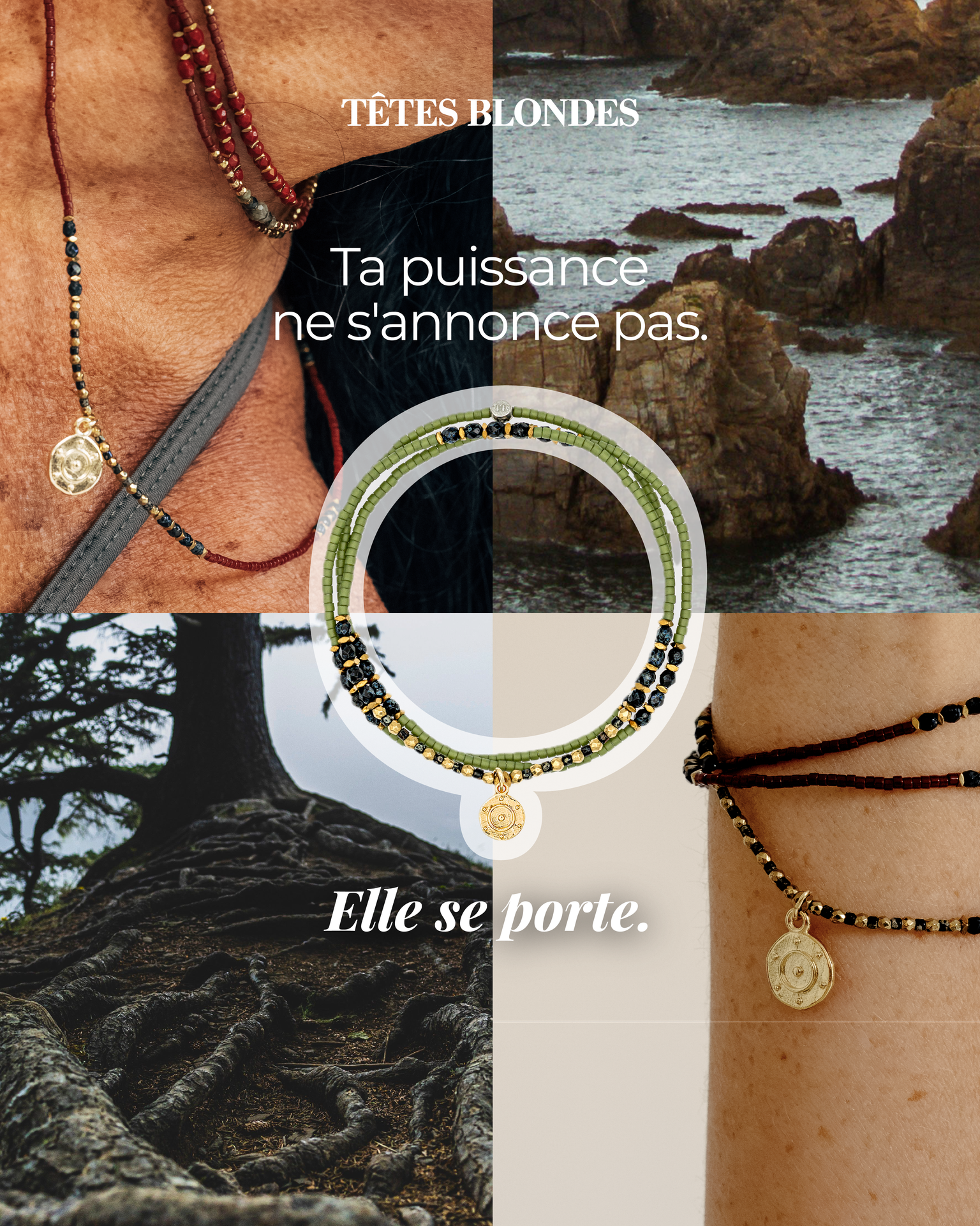 Têtes Blondes Facebook ad: Bijoux faits main