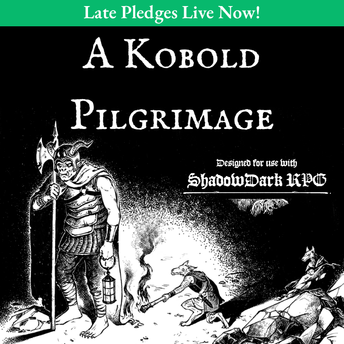 Iron Hills Studios Facebook ad: Ready to Run Dungeons for Shadowdark