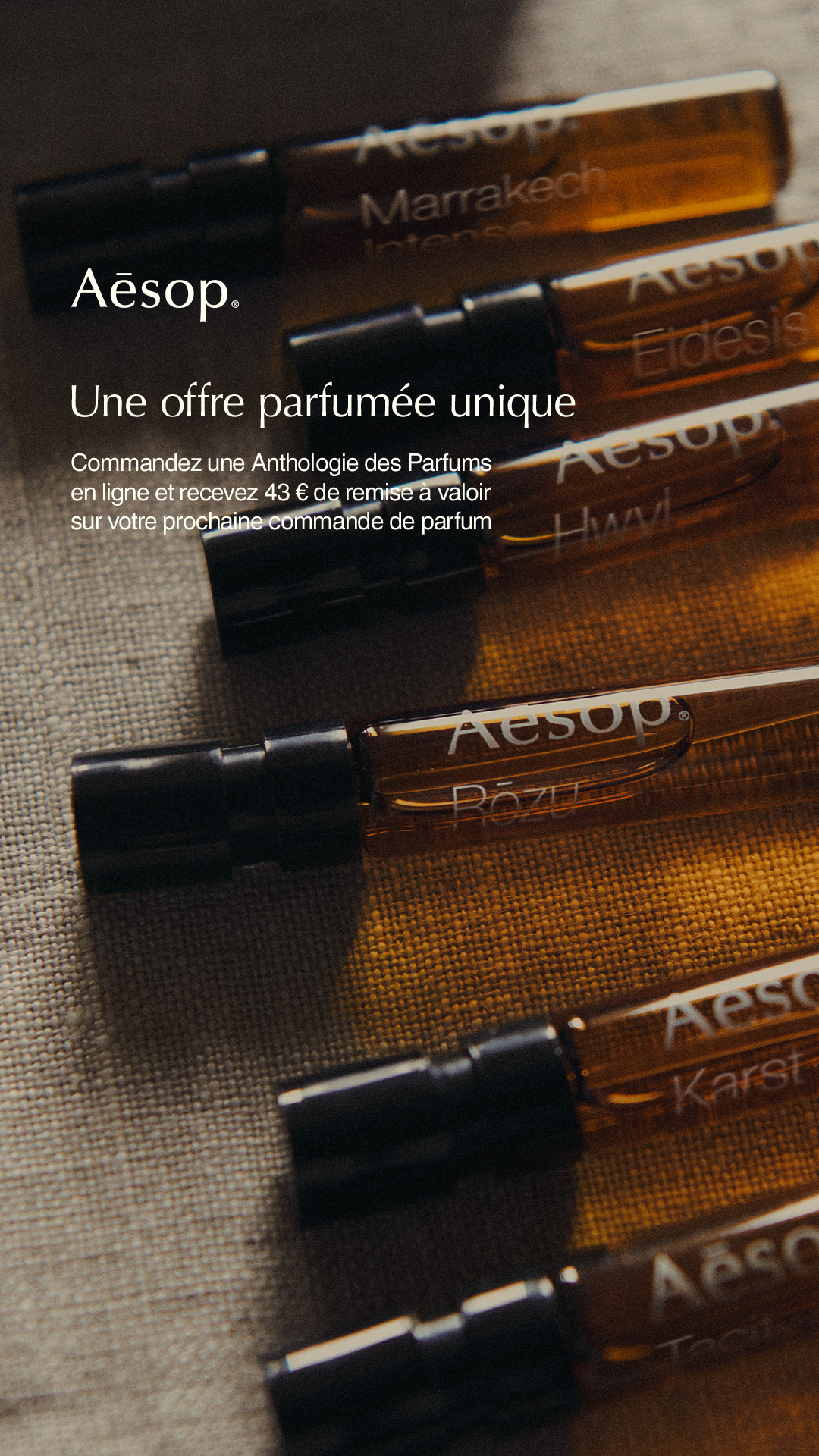 Aesop Facebook ad