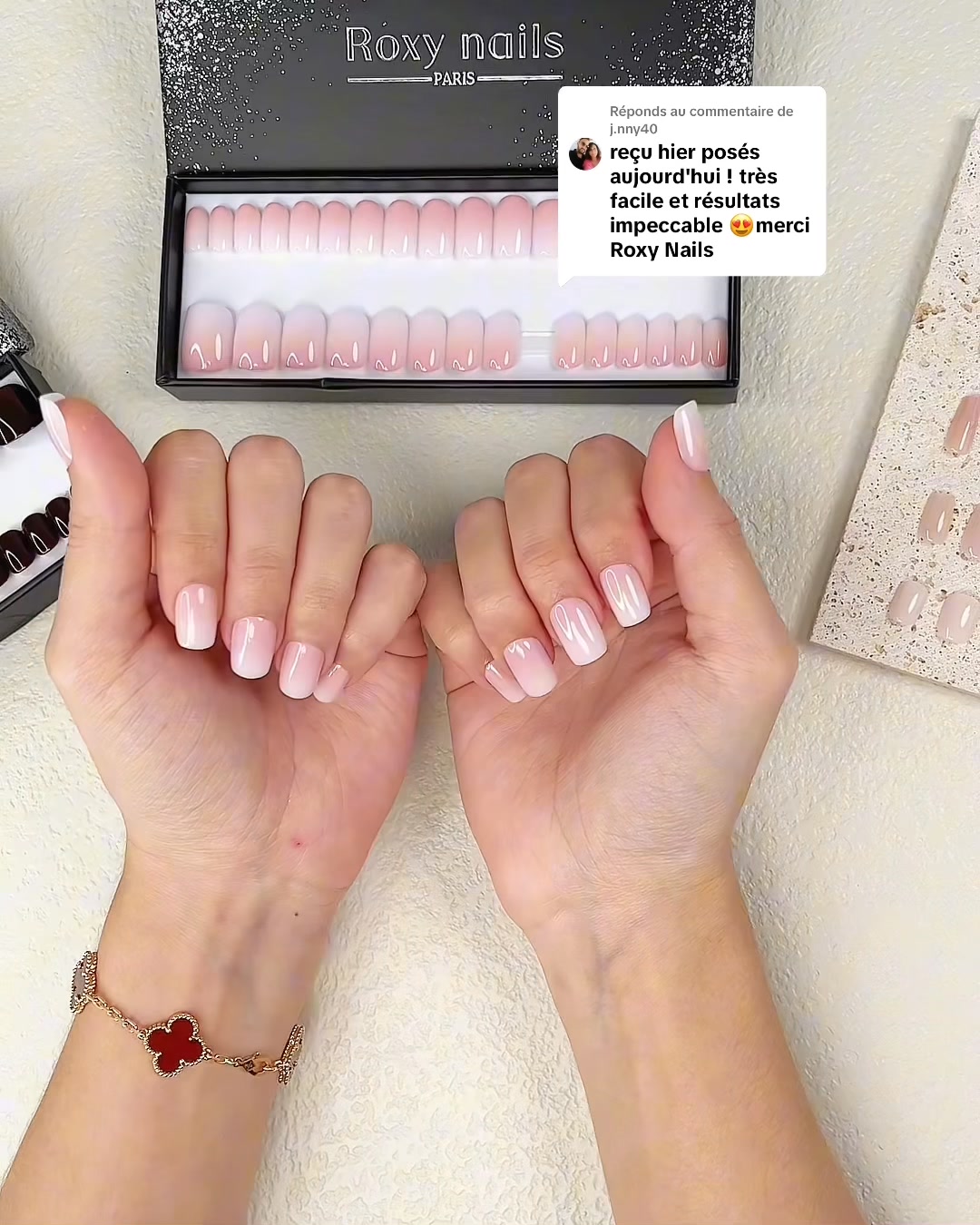 Faux Ongles - Roxy Nails Paris Facebook ad: Nº1 des Faux Ongles Réutilisables