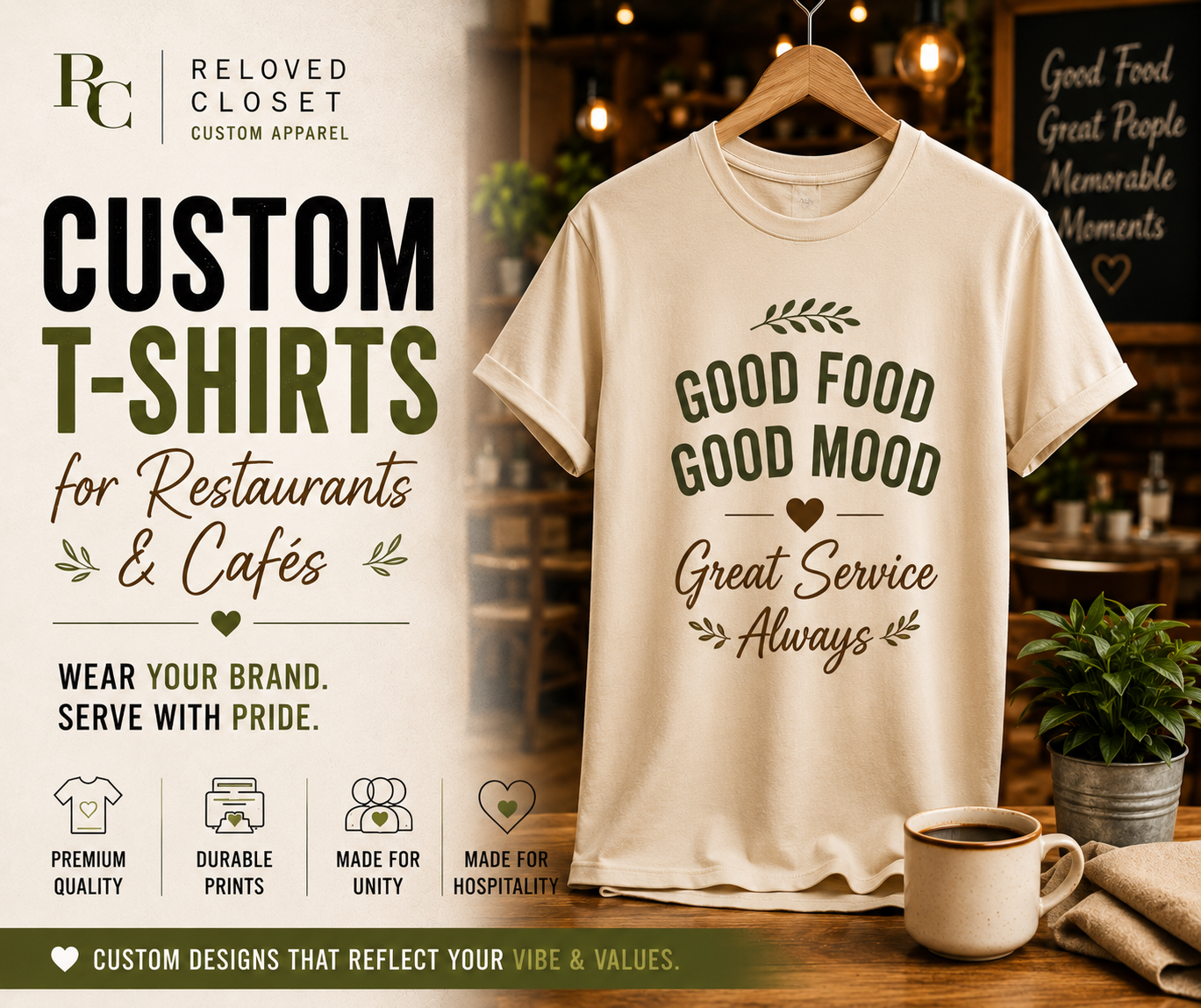 Reloved closet Facebook ad: Your team is part of your customer experience.
