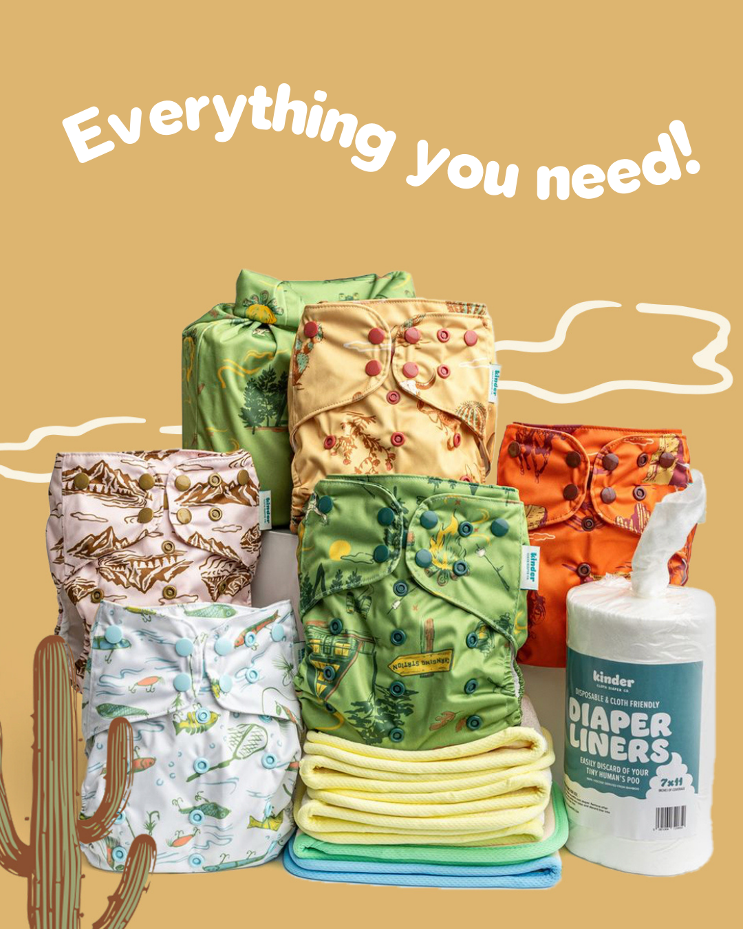 Kinder Cloth Diapers Facebook ad