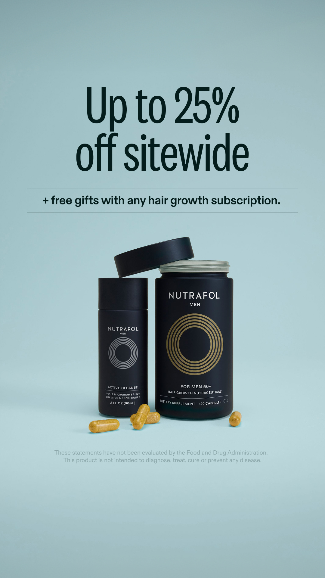 Nutrafol Men Facebook ad