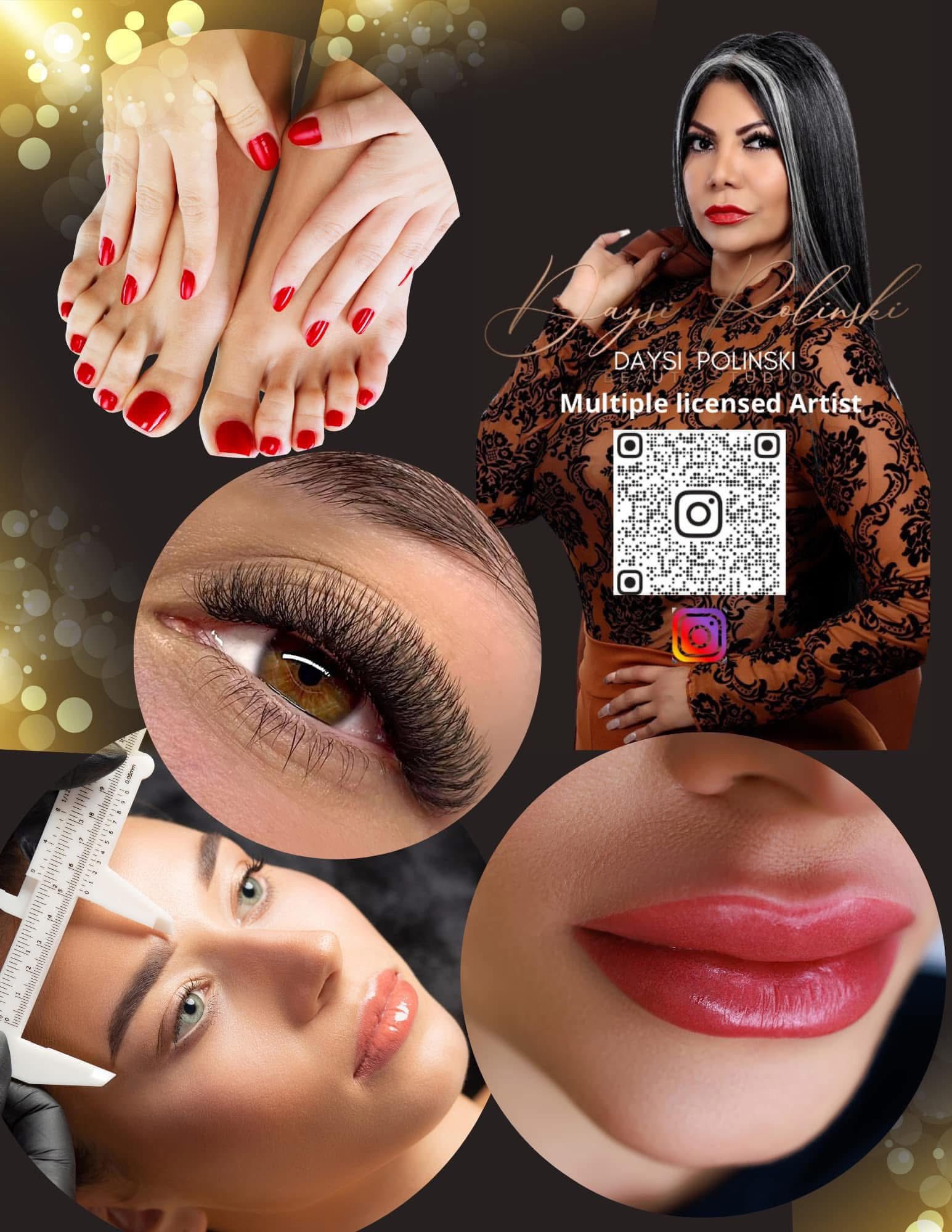 Beauty by Daysi Polinski Facebook ad: Microblading Eyebrows