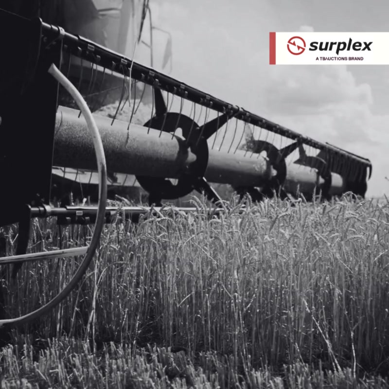 Surplex Auctions Facebook ad: Gebrauchte Landmaschinen einfach und zum Bestpreis verkaufen
