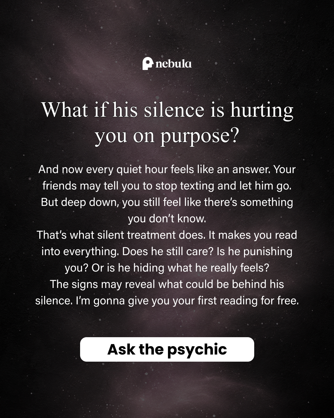 Your Relationship Advisor Facebook ad