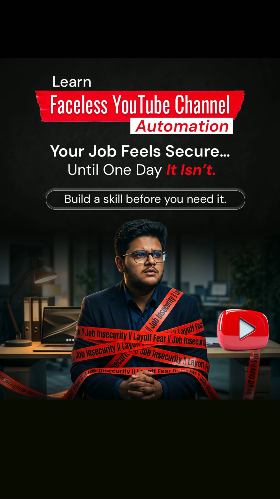 Youtube Cashcow Program Facebook ad: Master Faceless YouTube Channels in 3 Hours, ₹47