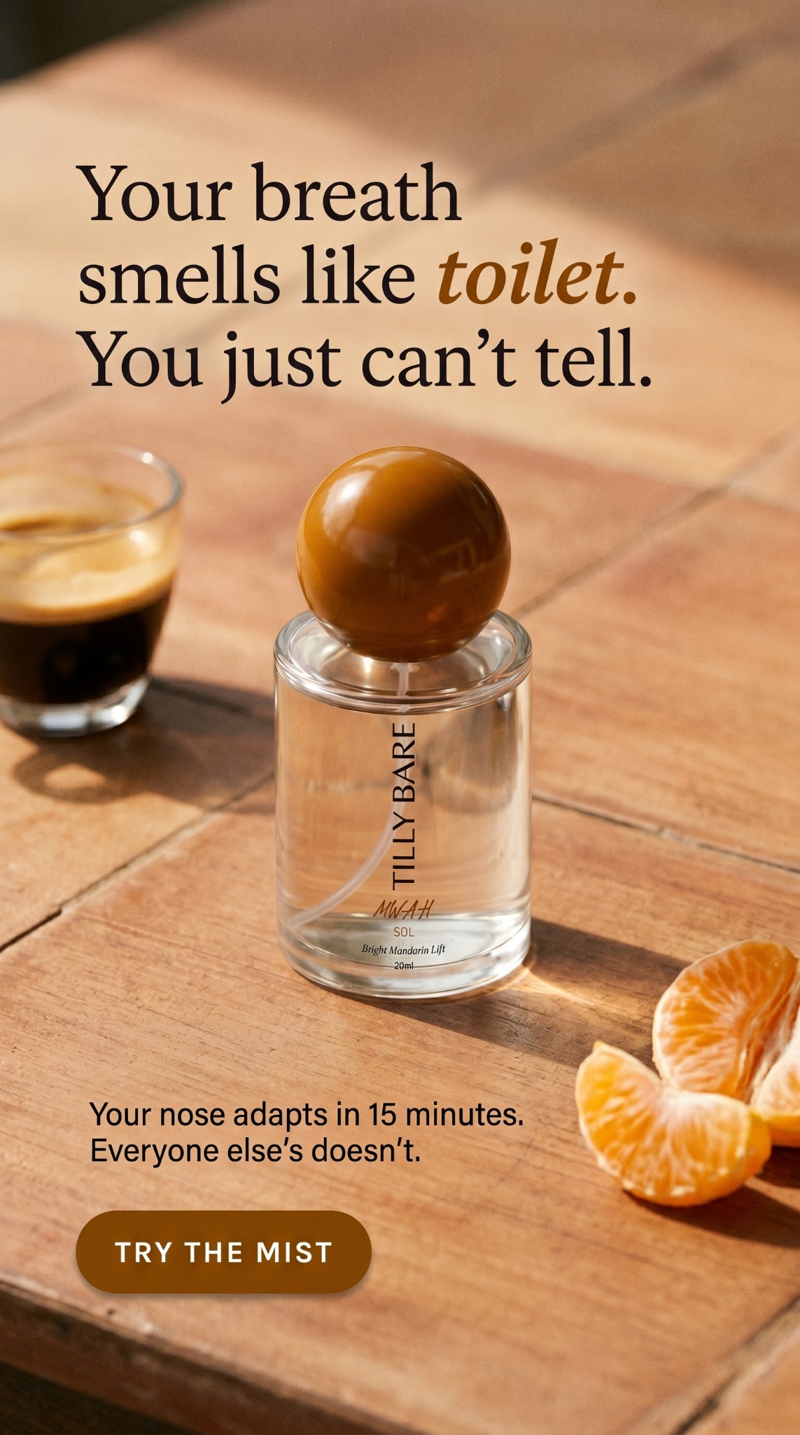 Tilly Bare Facebook ad: They Can Smell it. You Can’t.