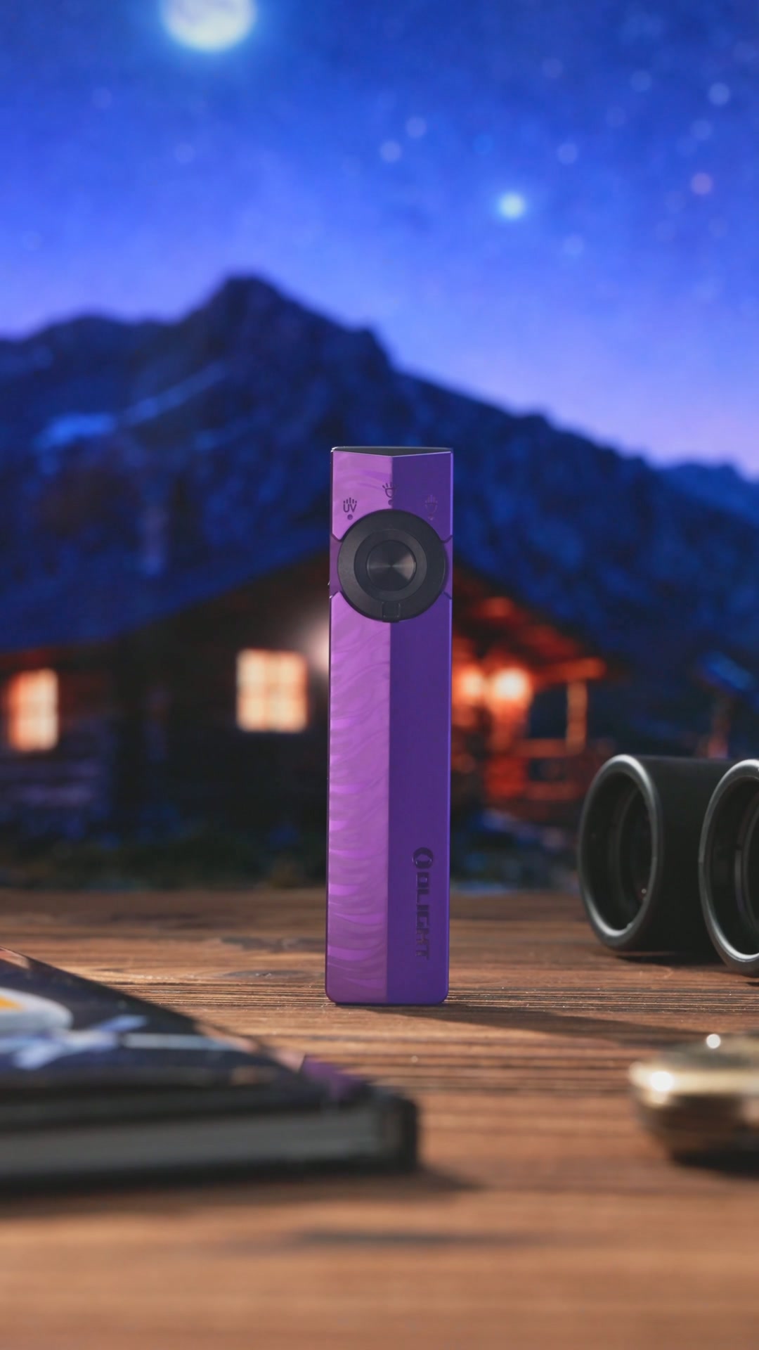 Olight World Facebook ad: ArkPro Series, the perfect gift, with Custom Engraving…