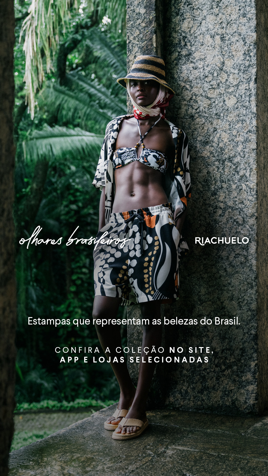 Riachuelo Facebook ad: Olhares brasileiros.
