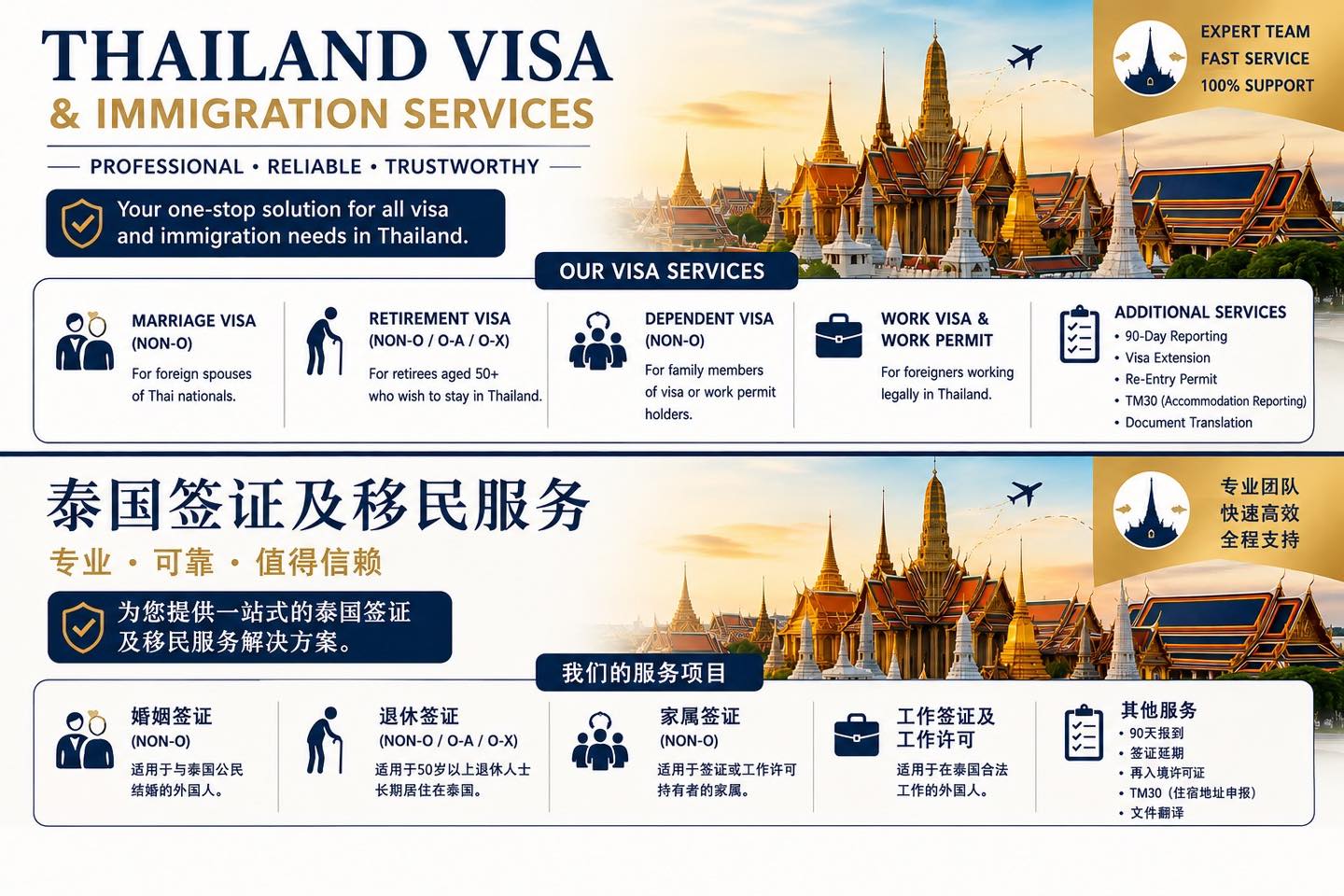 N J Visa Service เชียงใหม่ Facebook ad: บริการวีซ่าและงานเอกสารในไทยครบวงจร!