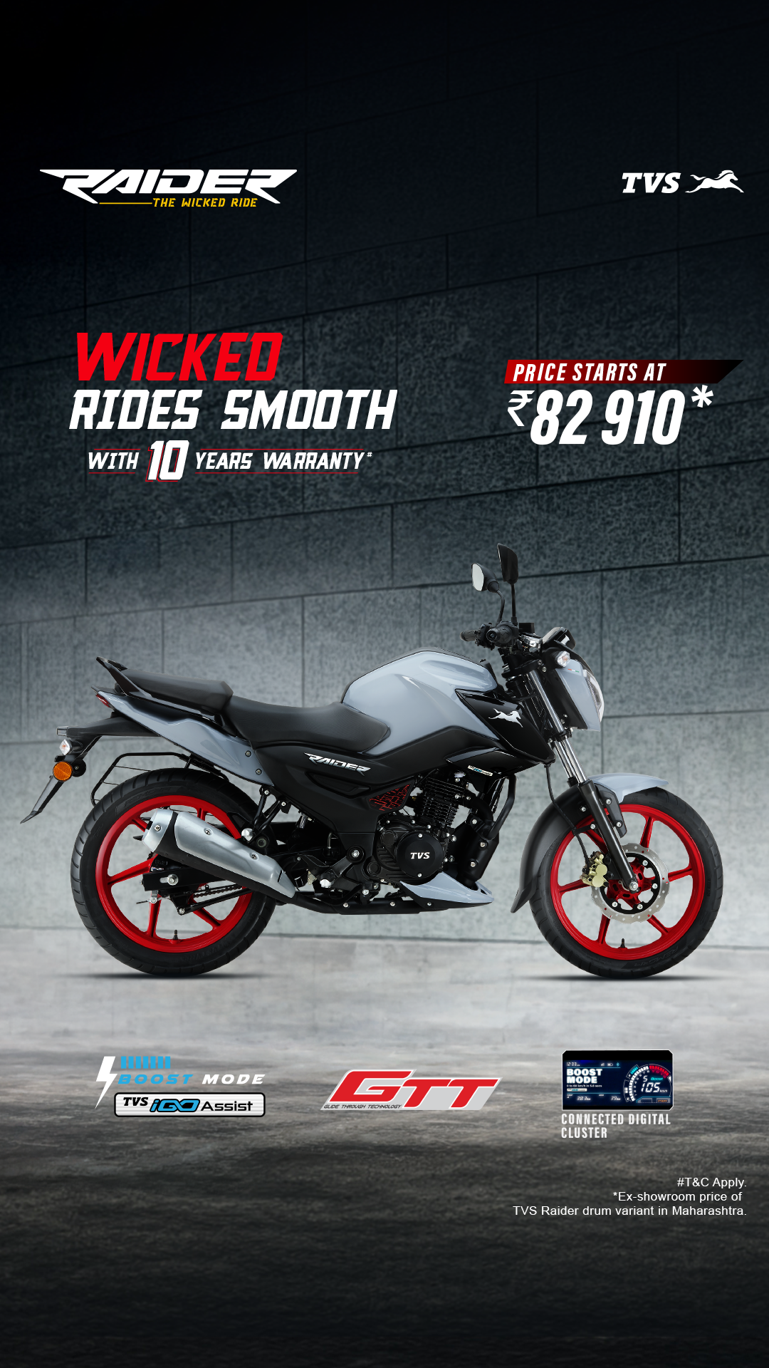 TVS Raider Facebook ad