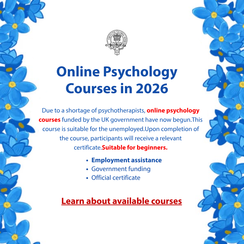 Online Certification Training Facebook ad: Online Psychology Course