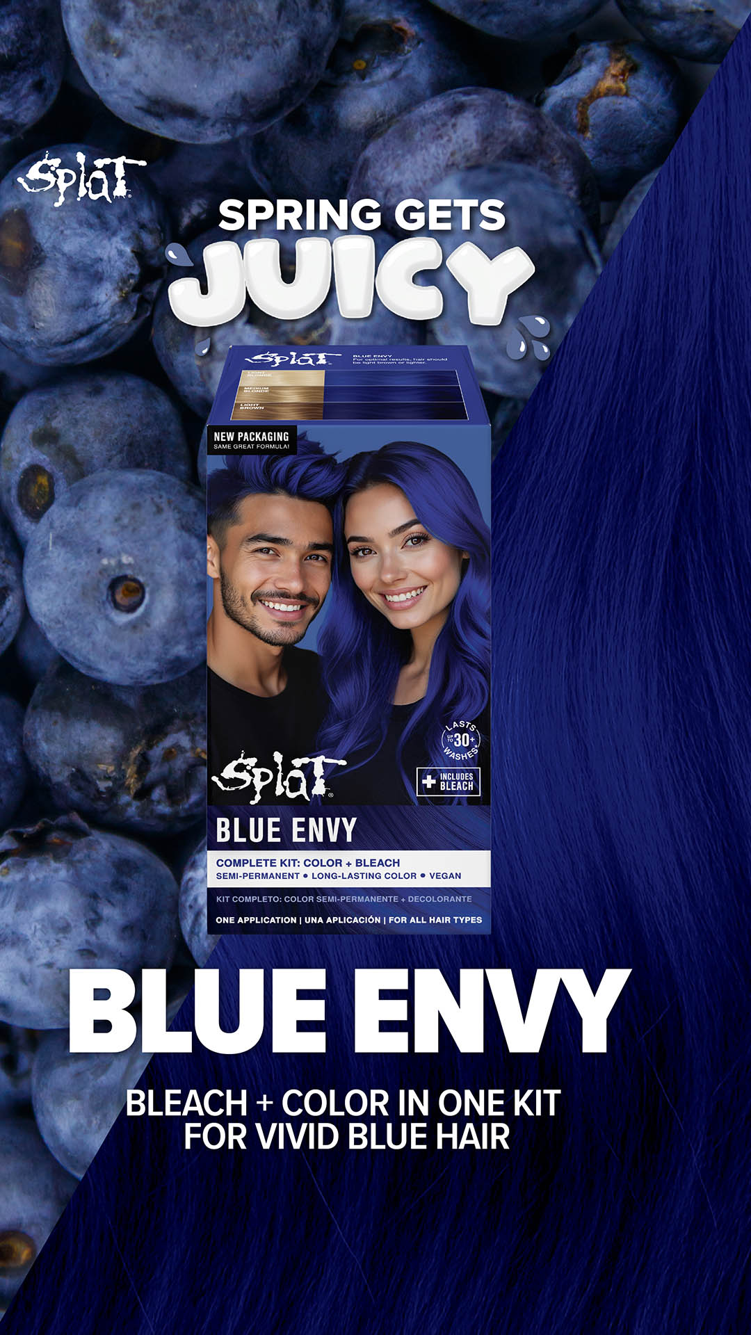 Splat Hair Color Facebook ad