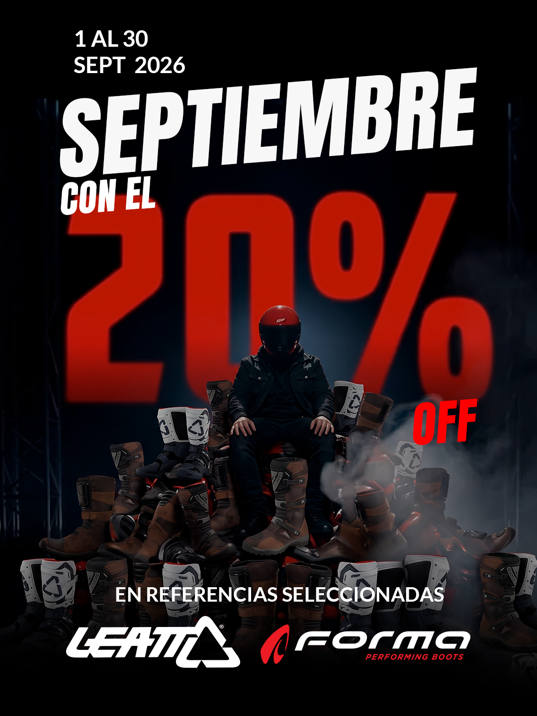 EnMoto Facebook ad: Septiembre con el 20% OFF en EnMoto