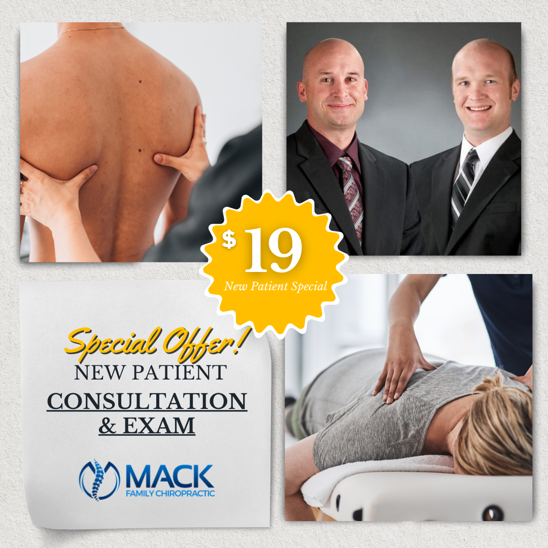 Mack Family Chiropractic Facebook ad: $19 New Patient Special