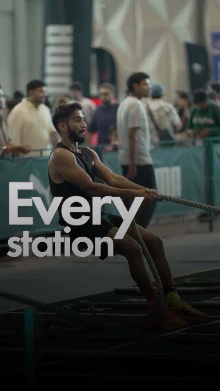 CosMix Facebook ad: Training smarter, not just harder for @hyroxindia Mumbai.
