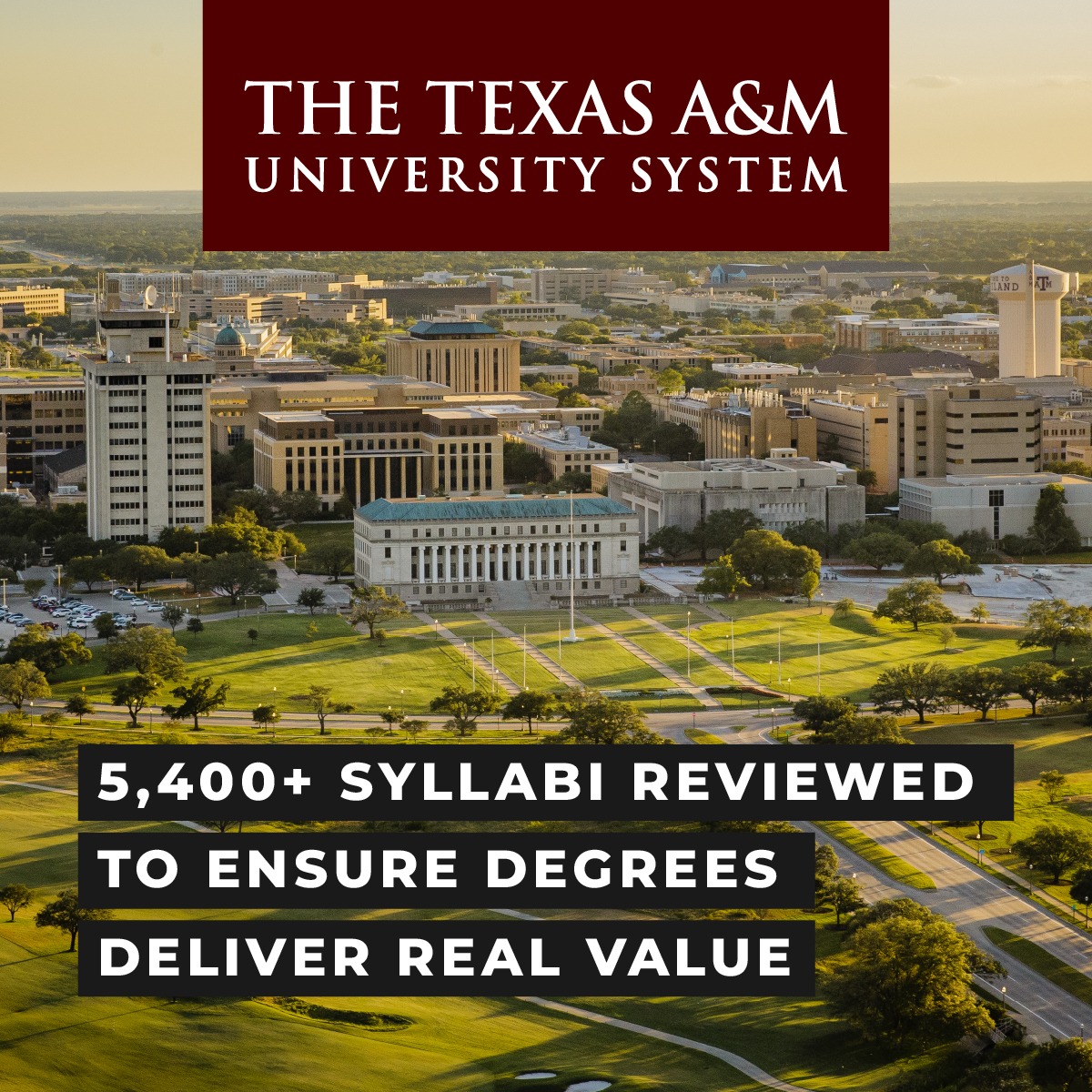 The Texas A&M University System Facebook ad from Feb 18, 2026