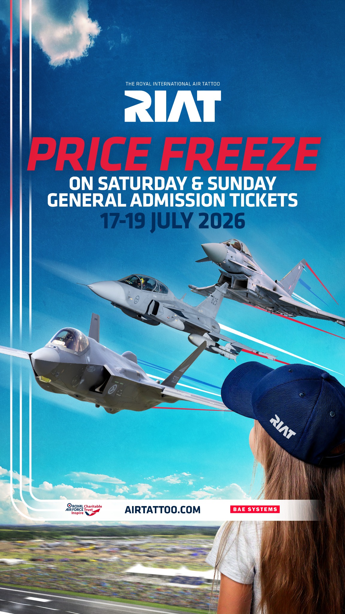 The Royal International Air Tattoo Facebook ad from Jan 20, 2026