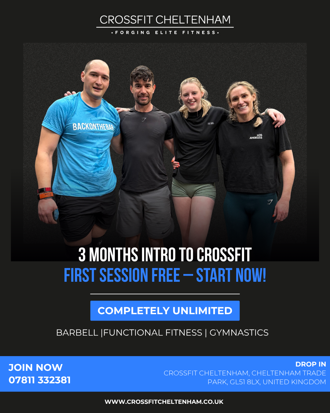 CrossFit Cheltenham Training Facebook ad: CrossFit Cheltenham | Join, Improve, Thrive, Get Started…