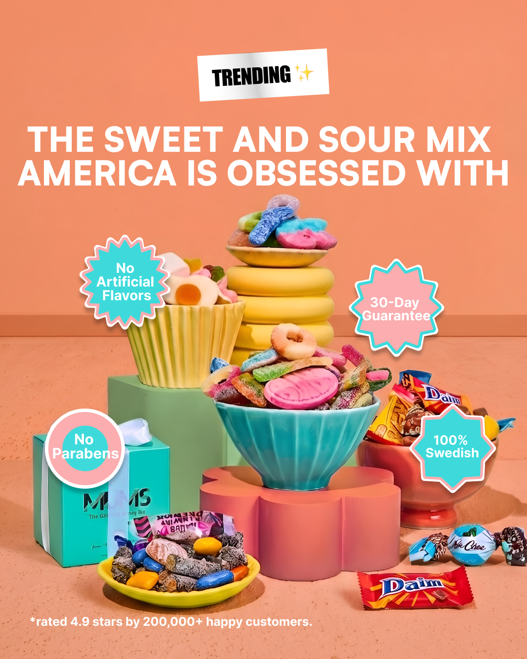 Mums - The Swedish Candy Co. Facebook ad