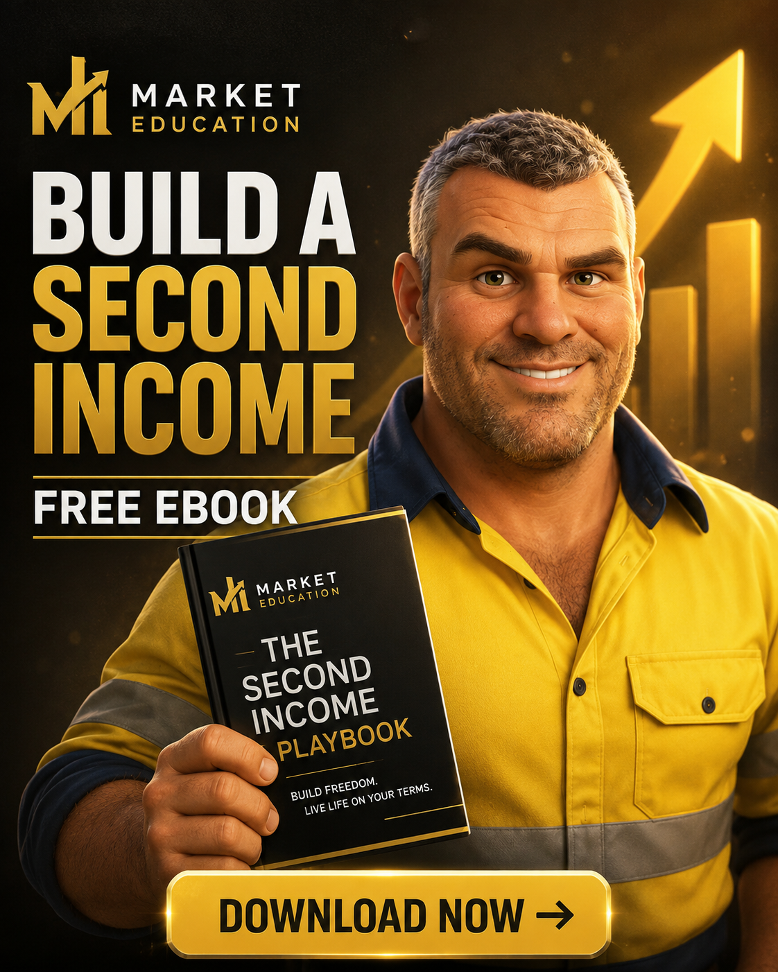 Marketing Education Facebook ad: Trading Education for FIFO and Tradies