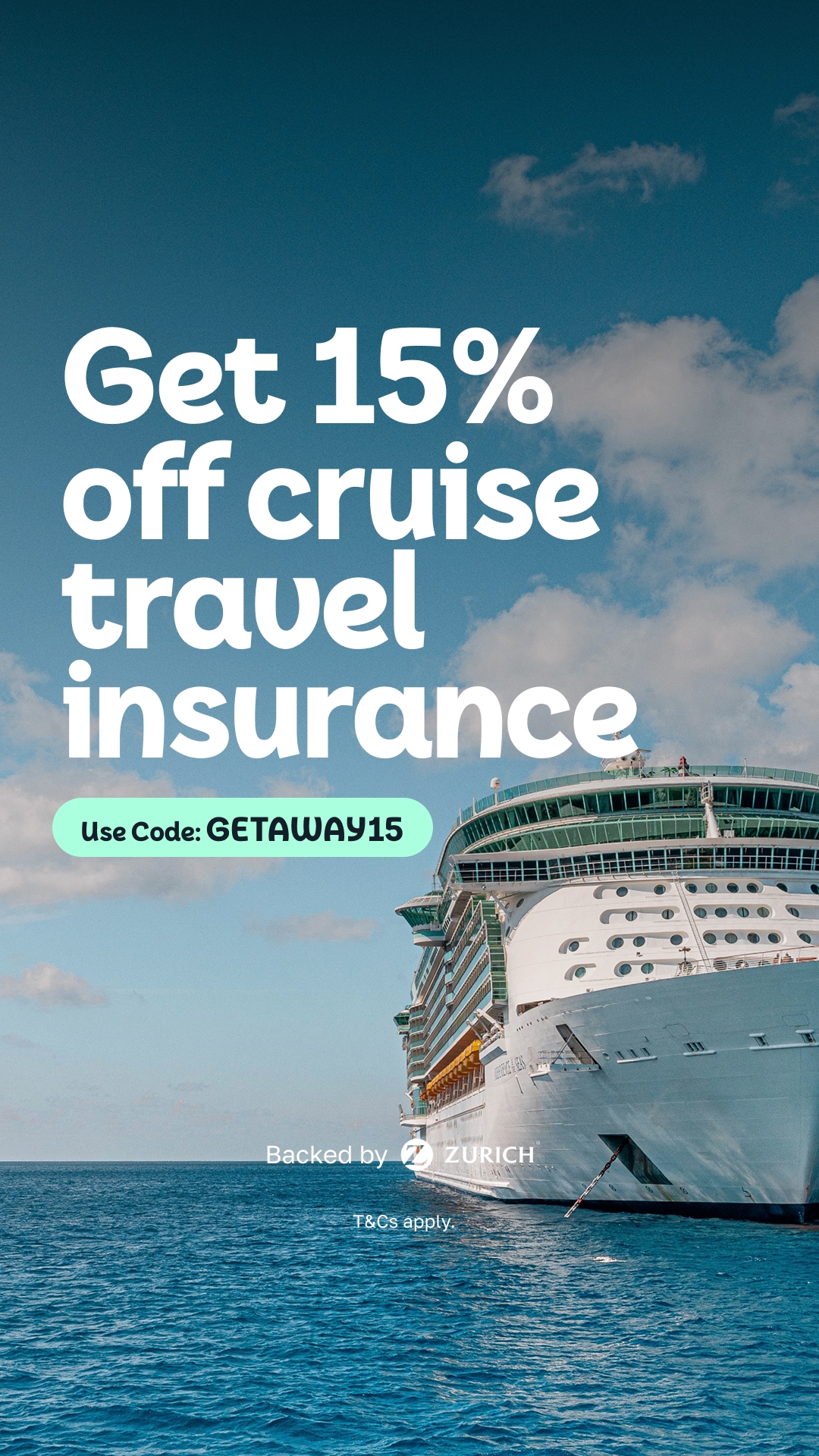 Freely Travel Insurance Facebook ad