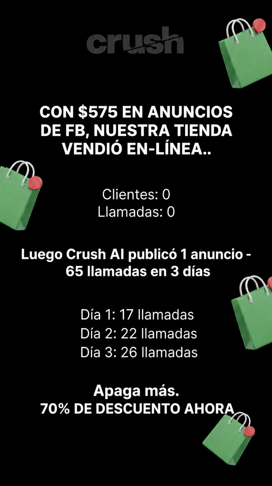 trycrush.ai Facebook ad