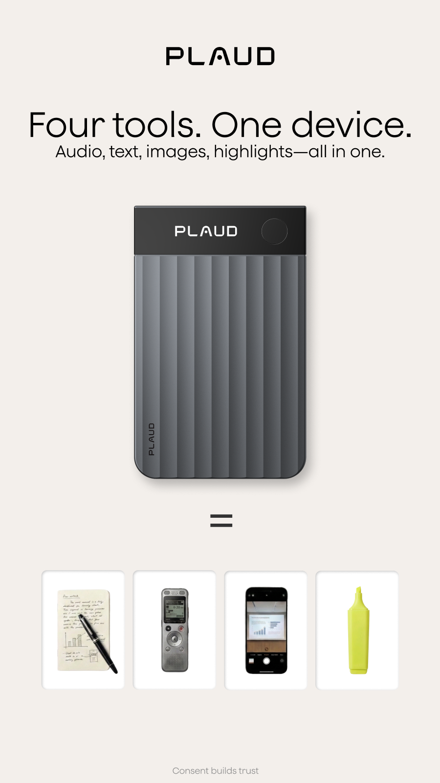 Plaud Facebook ad