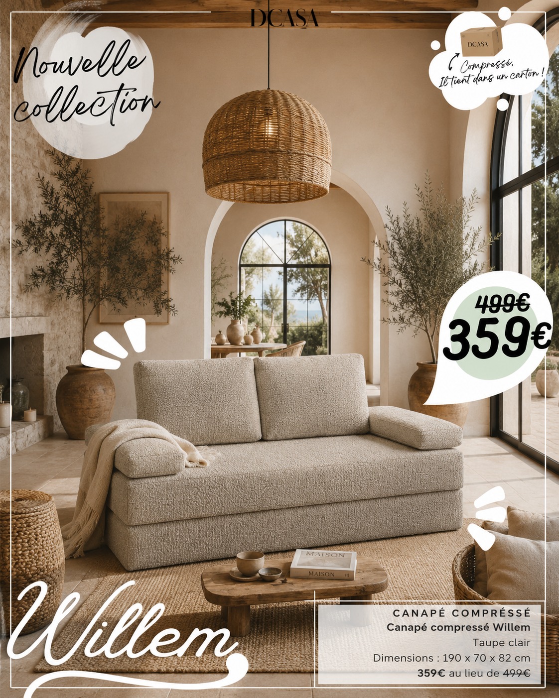 d'Casa Center Facebook ad: Nouvelle Collection!