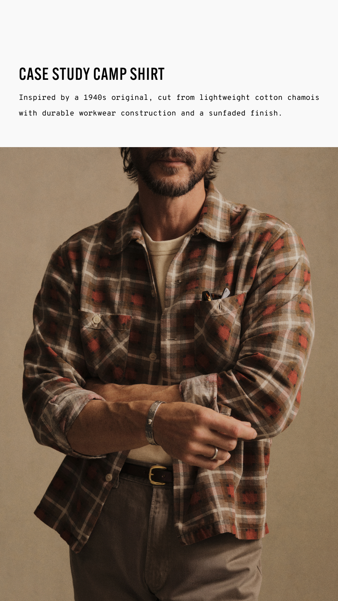 Buck Mason Facebook ad