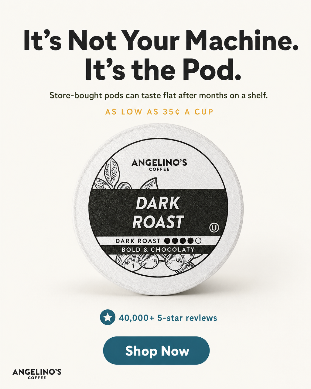 Angelino's Coffee Facebook ad