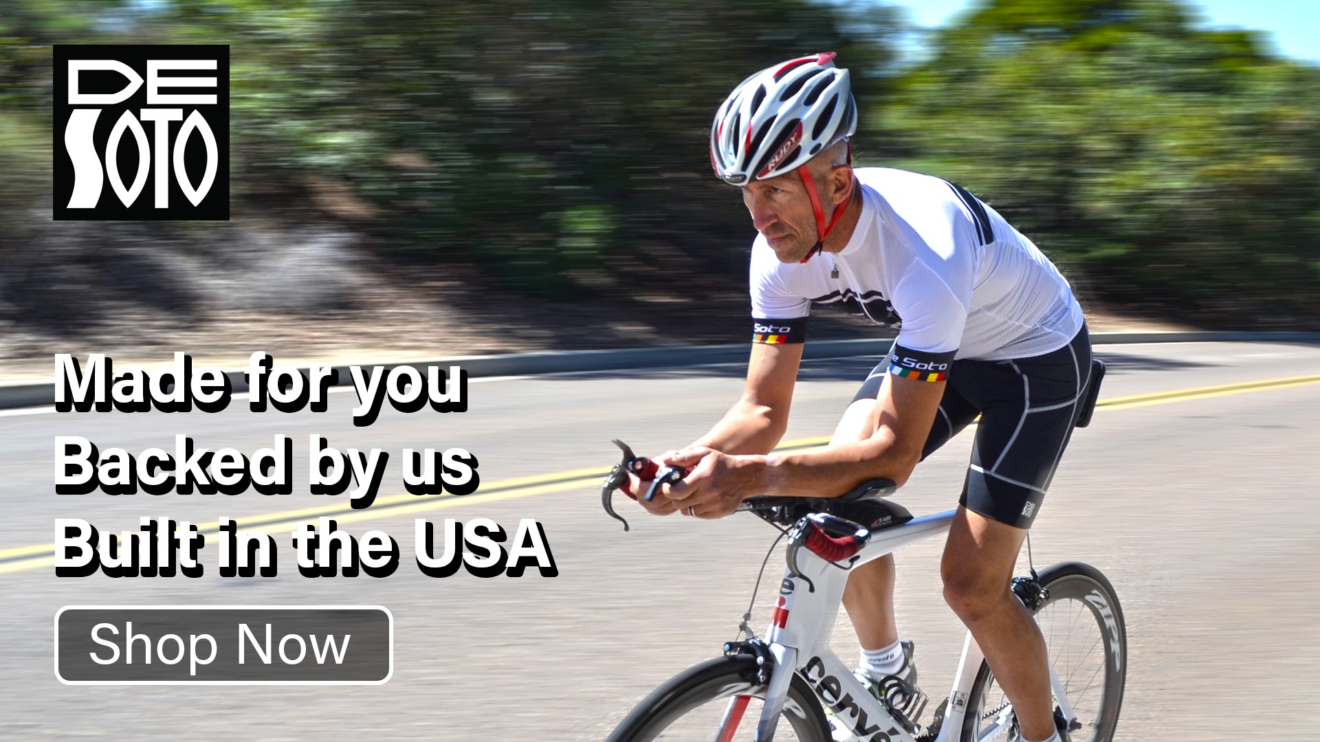 De Soto Sport - Triathlon & Endurance Sports Facebook ad from May 23, 2025